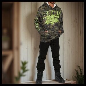 Nickelodeon TMNT Teenage Mutant Ninja Turtles Lightweight Hoodie Throwback